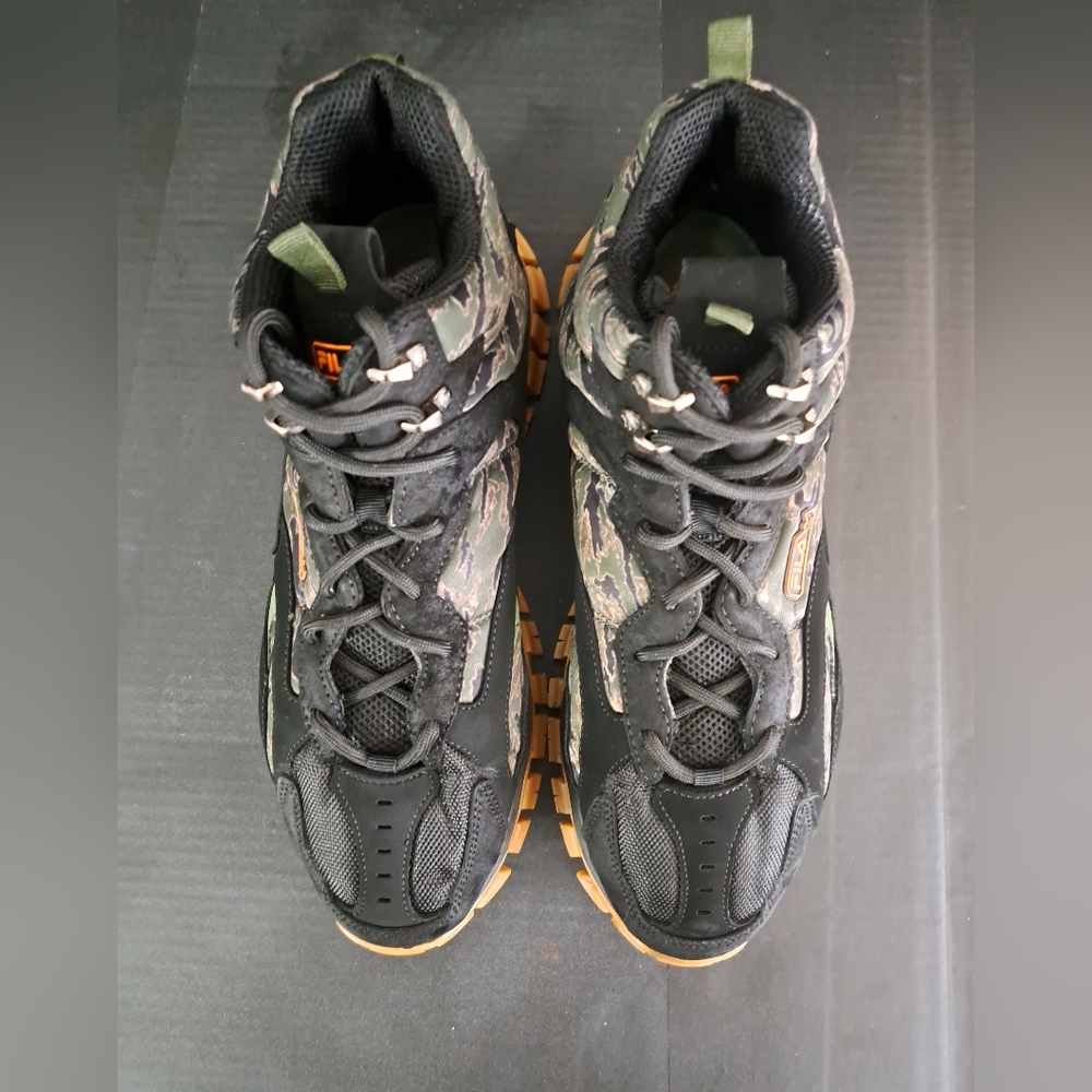 Fila Camouflage Ray Tracer 2 Hiking Sneakers Size 12.